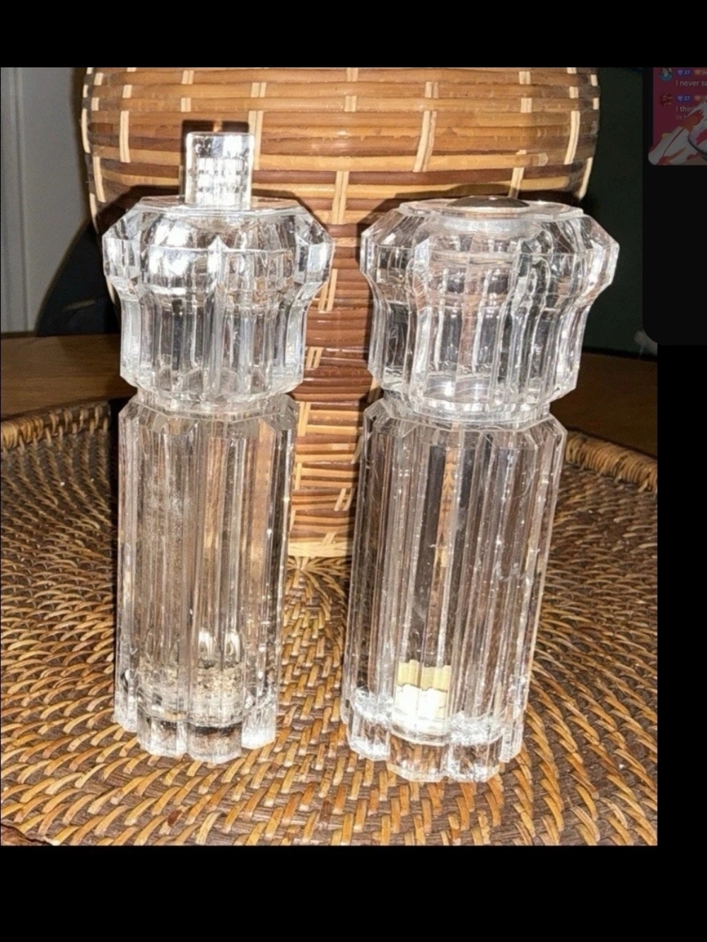 Clear Glass Salt and Pepper Shaker Set - Home Accents